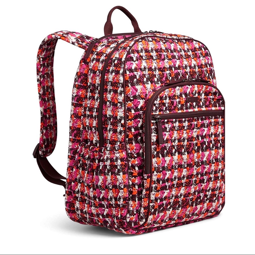 NWT Vera Bradley Campus Tech Backpack houndstooth